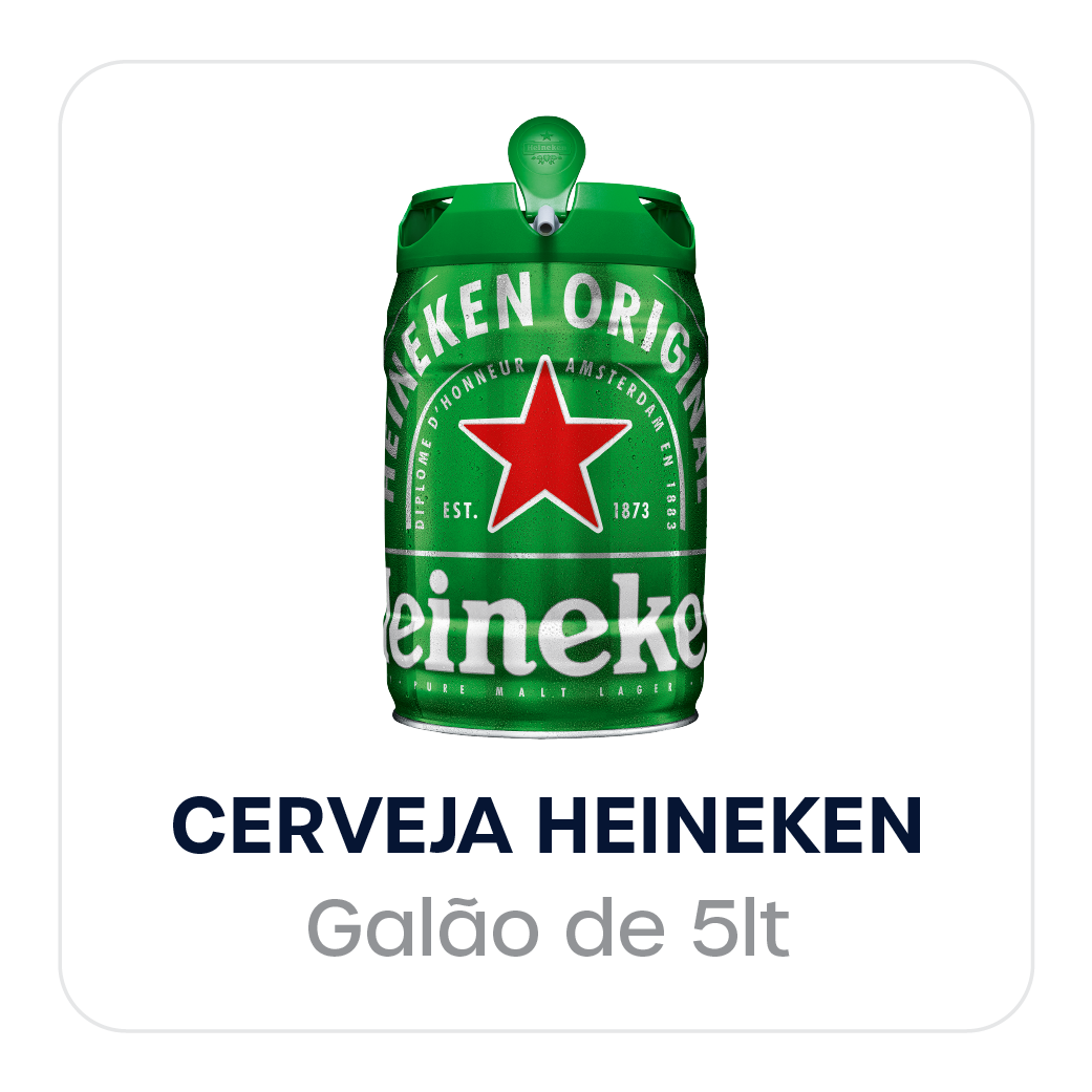 Cerveja Heineken 5lt