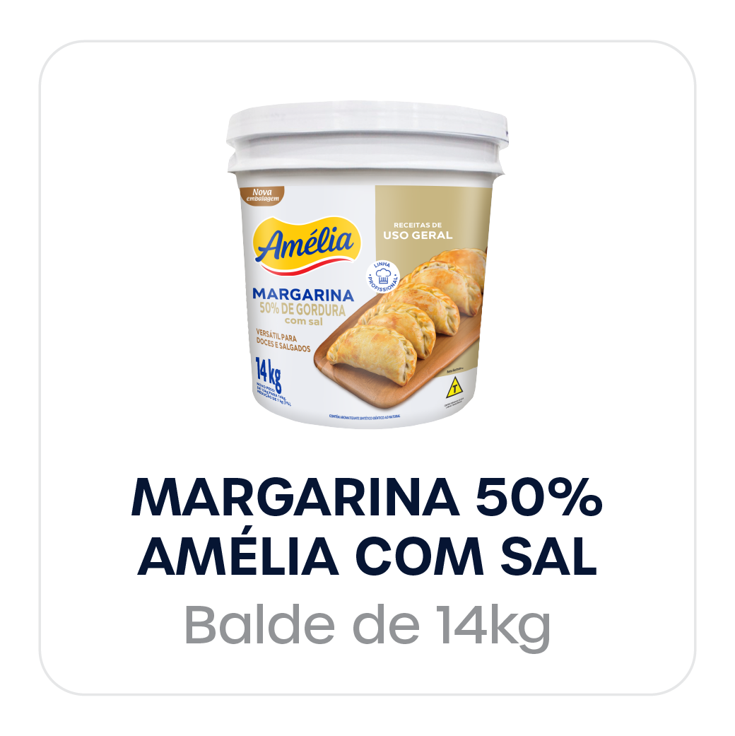 Margarina 50% Com Sal Amélia