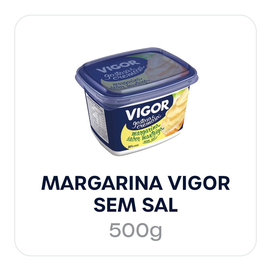 Margarina Sem Sal Vigor