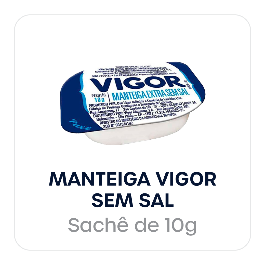 Manteiga Sem Sal Vigor
