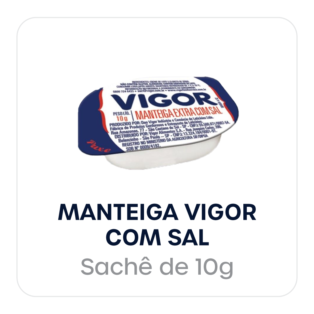 Manteiga Com Sal Vigor